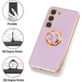 thumbnail image 3 of for Samsung Galaxy A54 5G Case,Slim Electroplated Protective Samsung A54 5G Phone Case with Rotating Stand, Shockproof Camera Protection Phone Case for Samsung Galaxy A54 5G, Purple, 3 of 12