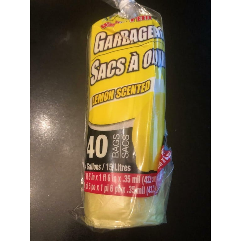New Scented Garbage Trash Bags 4, 7, 8, or 13 Gallon - Rose Vanilla Lemon,  More