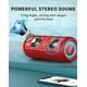 thumbnail image 2 of Altavoz Bluetooth SOWO Portátil Impermeable IPX7 25W Rojo, 2 of 9