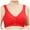 Red, variant on Elainilye Fashion Wire Free Bra for Women Plus Size Underwear Comfortable Lace Breathable Bra Everyday Bras,Pink