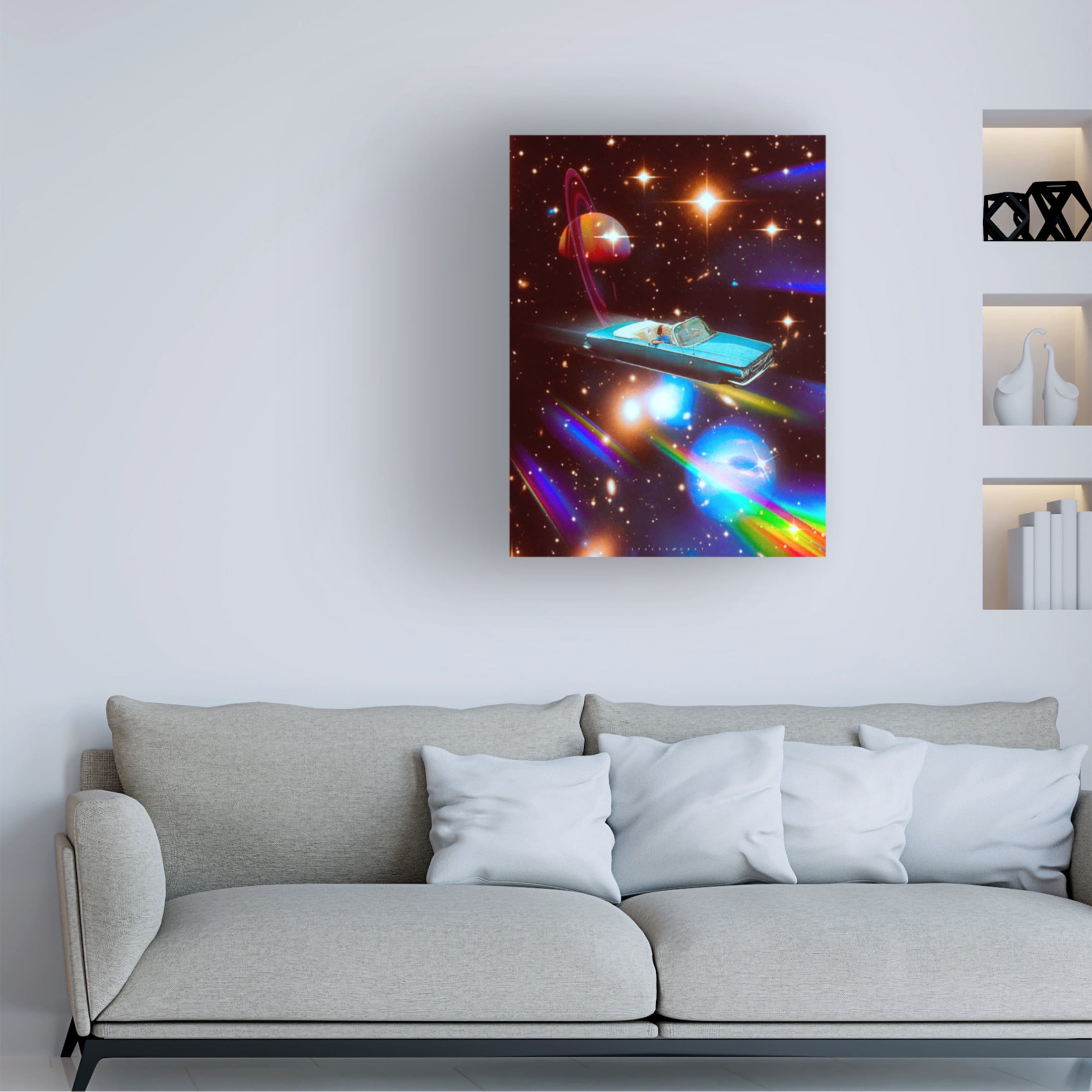 Trademark Fine Art spacerocket art 636 Canvas Wall Art