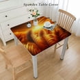 thumbnail image 2 of nygtbtfer Pretty Sunset Pink Flamingo Print Tablecloth  Table Cloth Decorative Fabric Table Cover for Home Kitchen Indoor and Outdoor Dining Table, 2 of 7