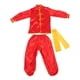 thumbnail image 1 of ColoMX 1 Juego de disfraz de artes marciales chinas para niños, traje de entrenamiento de Kung Fu versátil, vestimenta cómoda para actuaciones de Tai Chi, ropa tradicional para niños, 1 of 8