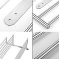thumbnail image 6 of 3 Tier Bathroom Towel Rack with Tower Bars 24 Inch Stainless Steel Wall Mount Towel Shelf Thickened Base Storage Shelf Holder for Bathroom, 6 of 7