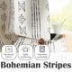 thumbnail image 3 of Cortinas Jinchan 100% Blackout Boho de 60 x 60 cm para cocina, 3 of 9