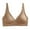 Brown, variant on Jelly Bras for Women Lightweight Comfortable Deep V Neck Soft Support Bralettes Minimizer Bra Everyday Bra