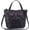 002black, variant on Geometric Lattice Top-handle Handbag for Women Matte Tote Purse Handbags Geometry Shoulder Bag