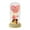 C-Pink, variant on LOVE LED Heart Glass Dome Romantic Figurine Light Decoration Eternal Flower Valentine Day Decor Valentine's Day Gift for Couples