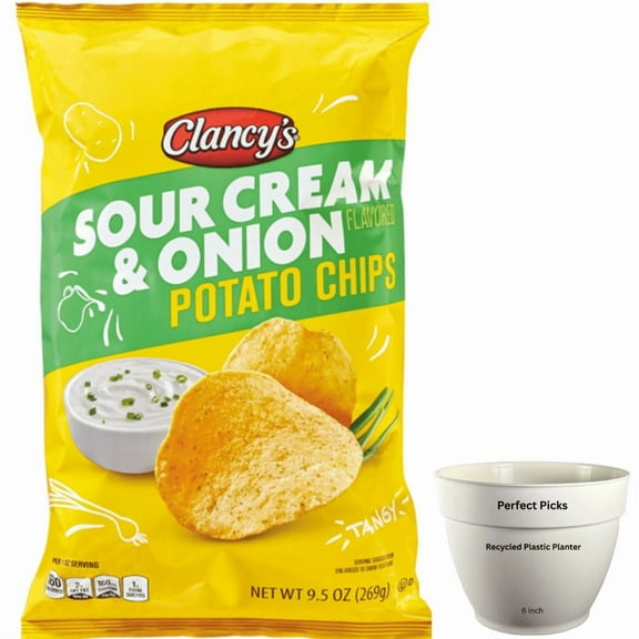 Clancy's Sour Cream and Onion Potato Chips 9.5 oz