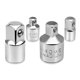 thumbnail image 1 of 4pcs Ratchet Adapter Adapter Set Socket Adapter Ratchet 1/2" to 3/8",3/8" to 1/2",1/4" to 3/8",3/8" to 1/4 "Reducing Adapters for Sockets and Bits, 1 of 5