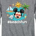 thumbnail image 3 of Disney Emoji - Beach Fun - Toddler And Youth Long Sleeve Graphic T-Shirt, 3 of 5