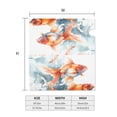 thumbnail image 4 of Gukieu Three Goldfish Watercolor Splash Print Magnetic Mailbox Cover, Sun-proof and Waterproof Home Yard Mailbox Cover-25.5x21 in, 4 of 8