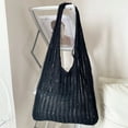 thumbnail image 3 of Knitted Shoulder Tote Bag Large Crochet Beach Purse Summer Handbag for Women Stylish Boho Accessory, 3 of 4