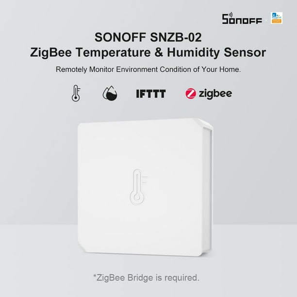 Thermometre Interieur Wifi Capteur Humidité Compatible Alexa Google Home  Apple
