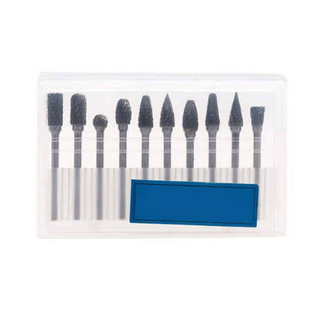 

10pcs/set Carbide Rotar Tool Double Burr 3x6mm Shank For Metal Wood Bit DIY