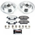 thumbnail image 3 of PowerStop Rear Z26 Street Warrior Carbon-Fiber Ceramic Brake Pad and Drilled and Slotted Rotor Kit Fits: HYUNDAI KIA Select Models K5848-26, 3 of 9