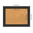 thumbnail image 4 of Amanti Art Natural Cork Board Framed Shipwreck Black Bulletin Board 33 in. x 25 in., 4 of 7