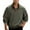 Army Green, variant on Sweatshirts Men Heavyweight Plaid Quarter Zip Pullover Top Stand Collar Long Sleeve Loose for Business Casual Commute Army Green L