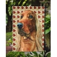 thumbnail image 3 of Carolines Treasures LH9555GF Irish Setter Fall Leaves Flag Garden Size, 3 of 3