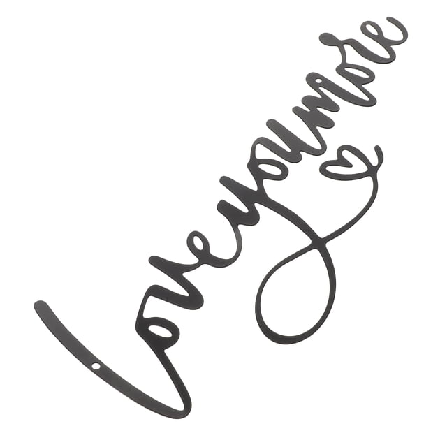 unbranded De Pared En Hierro Con Mensaje Love You More Para Y Dormitorio