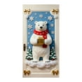 thumbnail image 2 of ToyKingdee Christmas Door Cover Door Banner Holiday Decoration Winter Wonderland Entryway Backdrop Indoor Outdoor Christmas Party Home Porch Wall Décor, 2 of 6