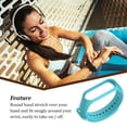 thumbnail image 4 of VONKY Bracelet de Remplacement Bracelet Souple Bande Ronde Résistant à l'Usure Bracelet Intelligent Bracelet Bracelet de Sport de Remplacement pour Mi 3 Sarcelle, 4 of 8