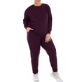 thumbnail image 3 of Terra & Sky Women's Plus Size Fleece Sweatshirt, 3 of 8