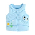 thumbnail image 1 of IROINNID Autumn Winter Baby Boys Girls Warm Cardigan Vest Lightweight Down Cotton Vest, 1 of 4