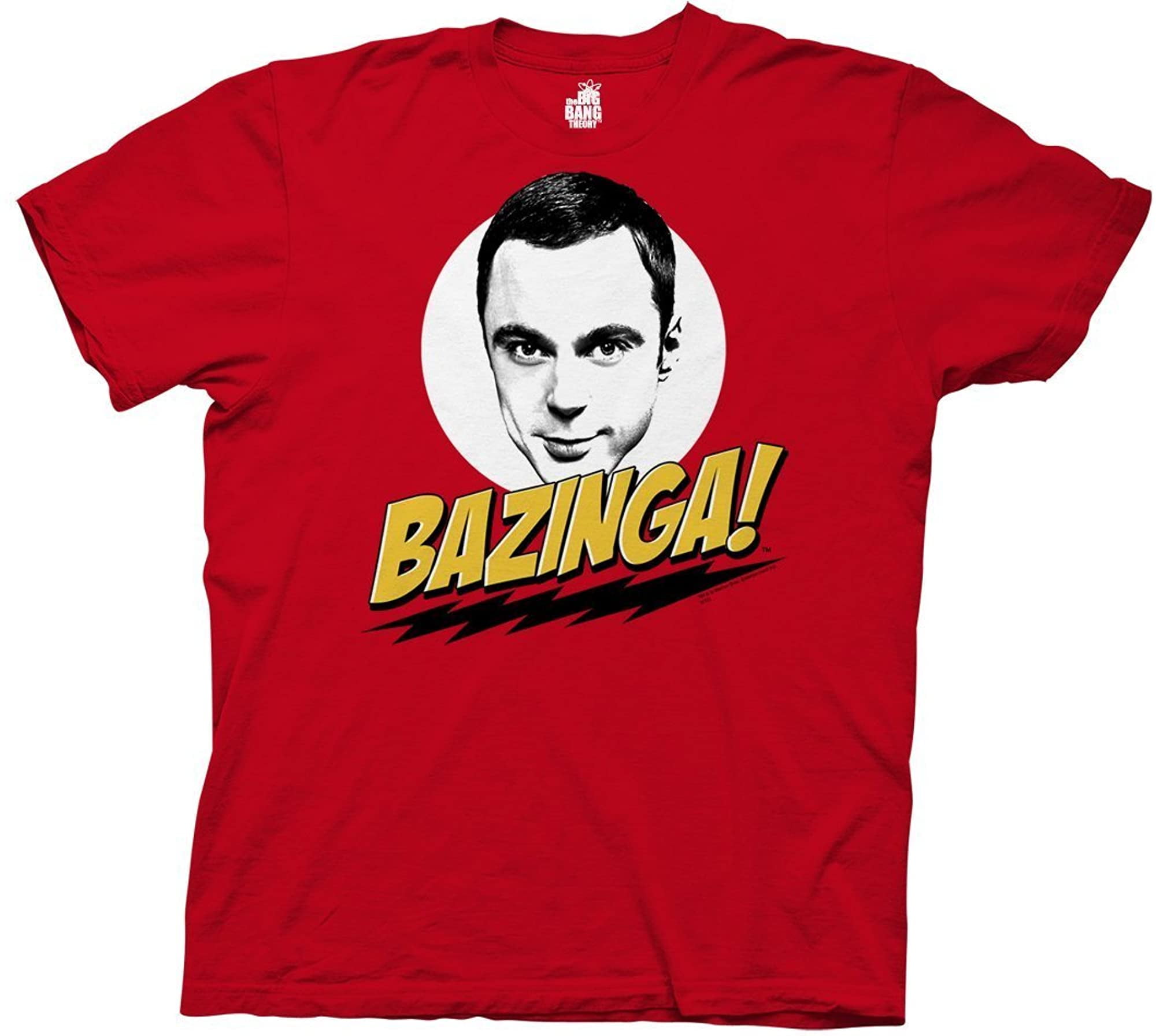 Great quality The Big Bang Theory BAZINGA SUPERHERO TShirt NEW Licensed & Official Cheap and