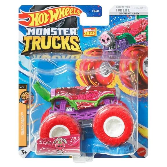 Hot Wheels Monster Trucks Car & Truck Play Vehicles, (2 Pack)