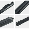 thumbnail image 5 of Juyioudy Front Window Windshield Wiper Blades U J Hook Beam 20"+19" (Pack of 2), Y22V8K7S, 5 of 6