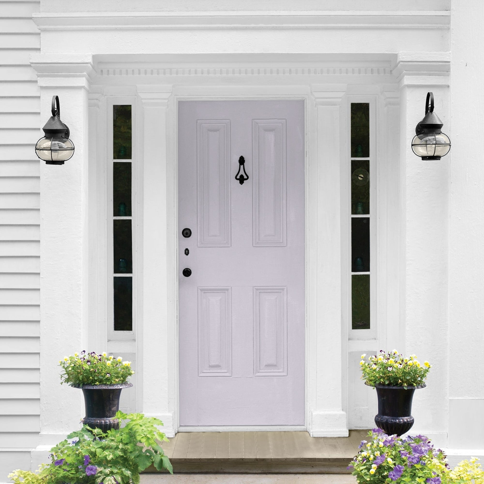 Glidden HEP Silver Chalice / Purple Semi-Gloss Exterior Paint with Primer, 1 Quart