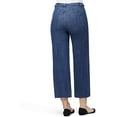thumbnail image 3 of MSRP $80 William Rast Women's High Rise Wide Leg Cropped Jean Blue Size 29, 3 of 4