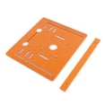 thumbnail image 3 of High-Performance Phenolic Resin Circular Saw Guide Plate for Woodworking Projects, 28x25cm, 90° & 45° Cutting Angles, Durable & Heat-Resistant, Easy Installation with Accessories Included, 3 of 6
