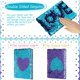 thumbnail image 3 of Cuaderno de lentejuelas Outus para niñas con bolígrafos de tinta de gel de 4 colores, 3 of 7