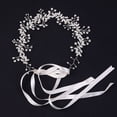 thumbnail image 4 of Tocados de novia de cristal para novias, accesorios para el cabello de boda de plata, diadema de novia, enredadera de pelo con perlas, piezas para el cabello con diamantes de imitación para, 4 of 5