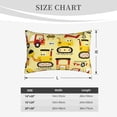 thumbnail image 6 of Balery Funny Construction Vehicles Bedding Queen Pillow Cases - Envelope Closure - Soft Brushed Microfiber Fabric - Shrinkage and Fade Resistant Pillow Cases-, 6 of 9