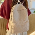 thumbnail image 7 of Stylish Unisex Solid Color Backpack for Daily Commuting and Travel with Large Capacity and Material, 7 of 7