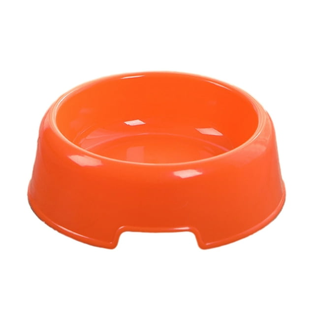 Guardoinrt ABS Cute Practical Plastic Dog Bowl Healthy And Hygienic For Small Dogs Multifunctional Dog Bowls orange 1Set