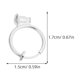 thumbnail image 2 of FOMIYES 6 Pares De Pendientes Clip-on Sin Perforar Con Colores Surtidos Y Original, 2 of 6