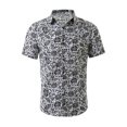thumbnail image 1 of INSPIRE CHIC Men's Short Sleeve Button Front Beach Hawaiian Shirt, 1 of 7
