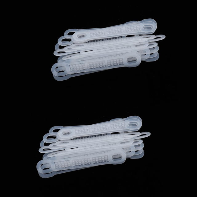 2x 20 tiras antideslizantes para colgar antideslizante autoadhesivo para colgar contra la Yinane Empuñaduras de suspensión de caucho