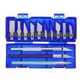 thumbnail image 1 of Uxcell 1 Set de Kit de Cuchillos de Arte y Manualidades 3 Piezas Cuchillo de Hobby y 10 Piezas de Cuchillas de Repuesto con Caja de Plástico, 1 of 7
