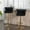 Black, variant on MDQMD Yellow Velvet Bar Stools,Adjustable Height Bar Stools with Back,Swivel Accent Chairs for Kitchen,Cafe,Bar
