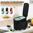thumbnail image 5 of FVKRNYZ Carrying Case for Keurig K-Mini Mate, Oxford Travel Storage Organizer with Padded Protection and Accessory Pocket Portable Coffee Maker Bag, 5 of 9