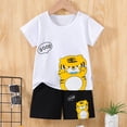thumbnail image 2 of Ensemble de Pyjamas pour Tout-Petits, Col Rond, Confort Doux, Été, Taille 2-3 Ans, Vêtements pour Enfants, 2 of 3