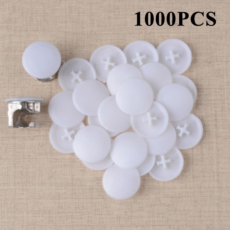 Furniture Screw covers Accessories 1000 PCS 3 in 1 Nuts Bolts