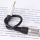thumbnail image 2 of Cable adaptador estéreo de 3,5 mm macho a XLR macho de 0,3 m para altavoz, amplificador, micrófono, TC210KM173 (negro), 2 of 7