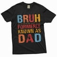 thumbnail image 3 of Men's Funny Father's day Bruh formerly known as dad T-shirt Christmas Fathers day tee for him (Small Grey), 3 of 7