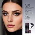 thumbnail image 4 of Julystar Waterproof Curling Volumizing Mascara, smudge-proof and clump-free, long-lasting wear, creates naturally thick lashes, perfect for everyday outings and beach parties, 4 of 8